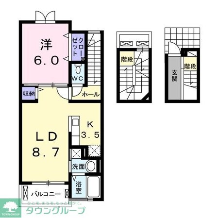 ニューグランドールの物件間取画像